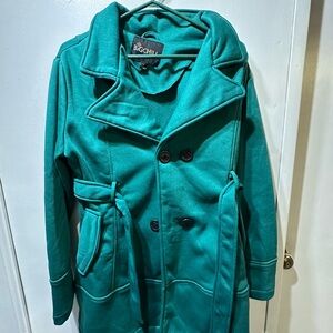 Big Chill Women's Teal Pea Coat